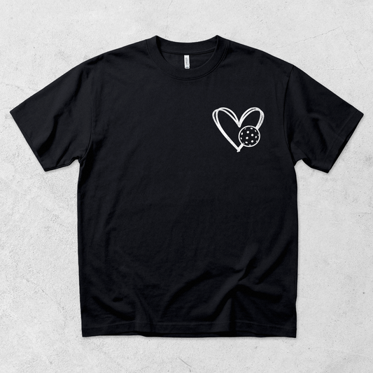 Heart Pickleball T Shirt