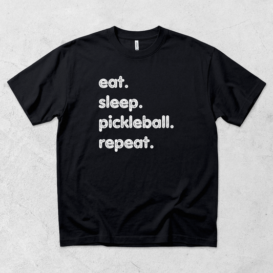 Eat Sleep Pickleball Repeat T-Shirt