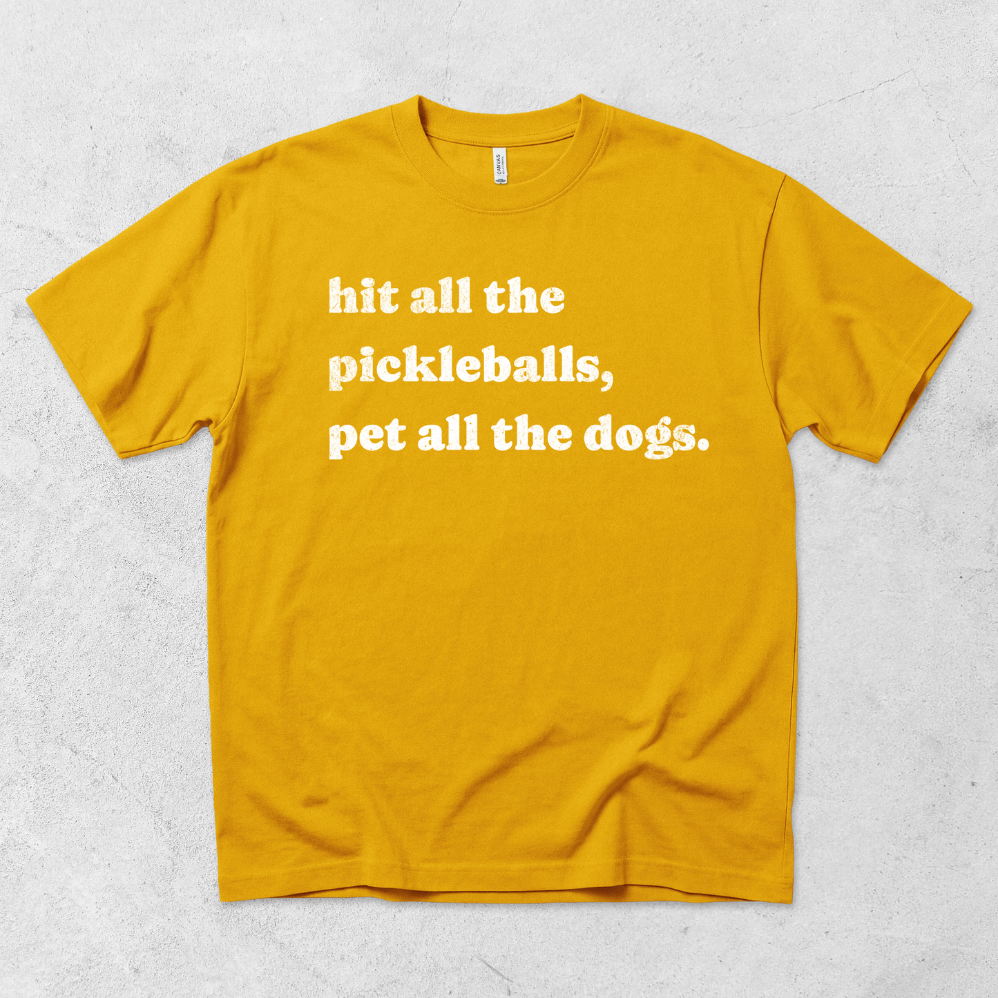 Pickleball and Dogs T Shirt