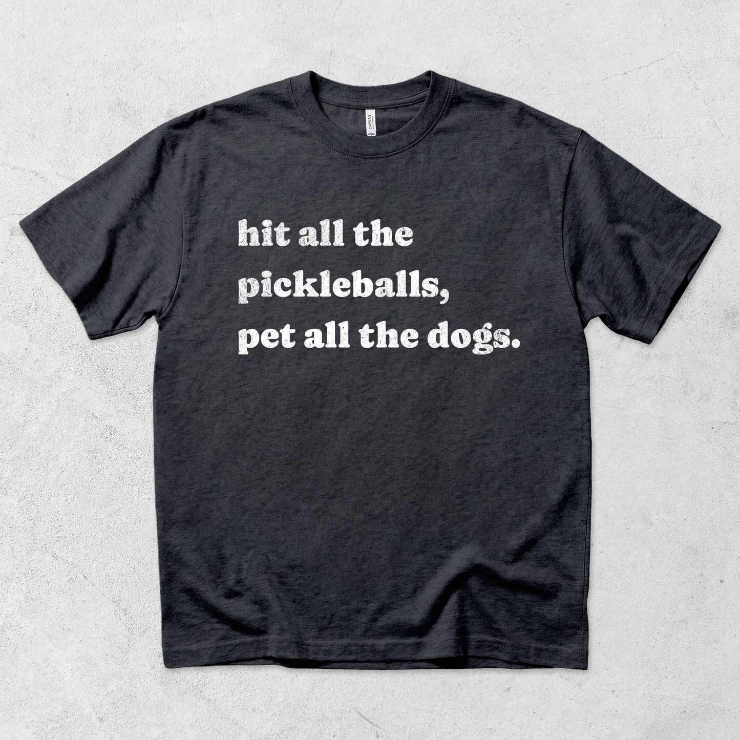 Pickleball and Dogs T Shirt