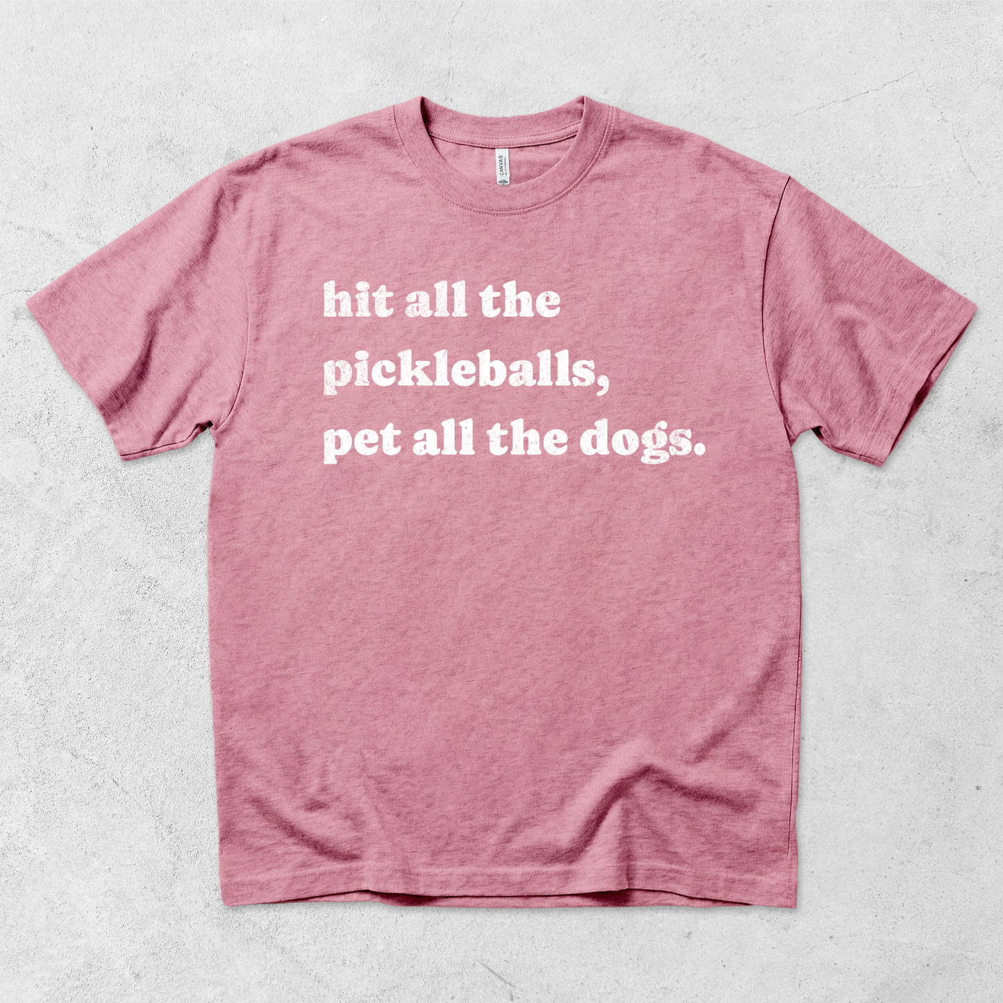 Pickleball and Dogs T Shirt