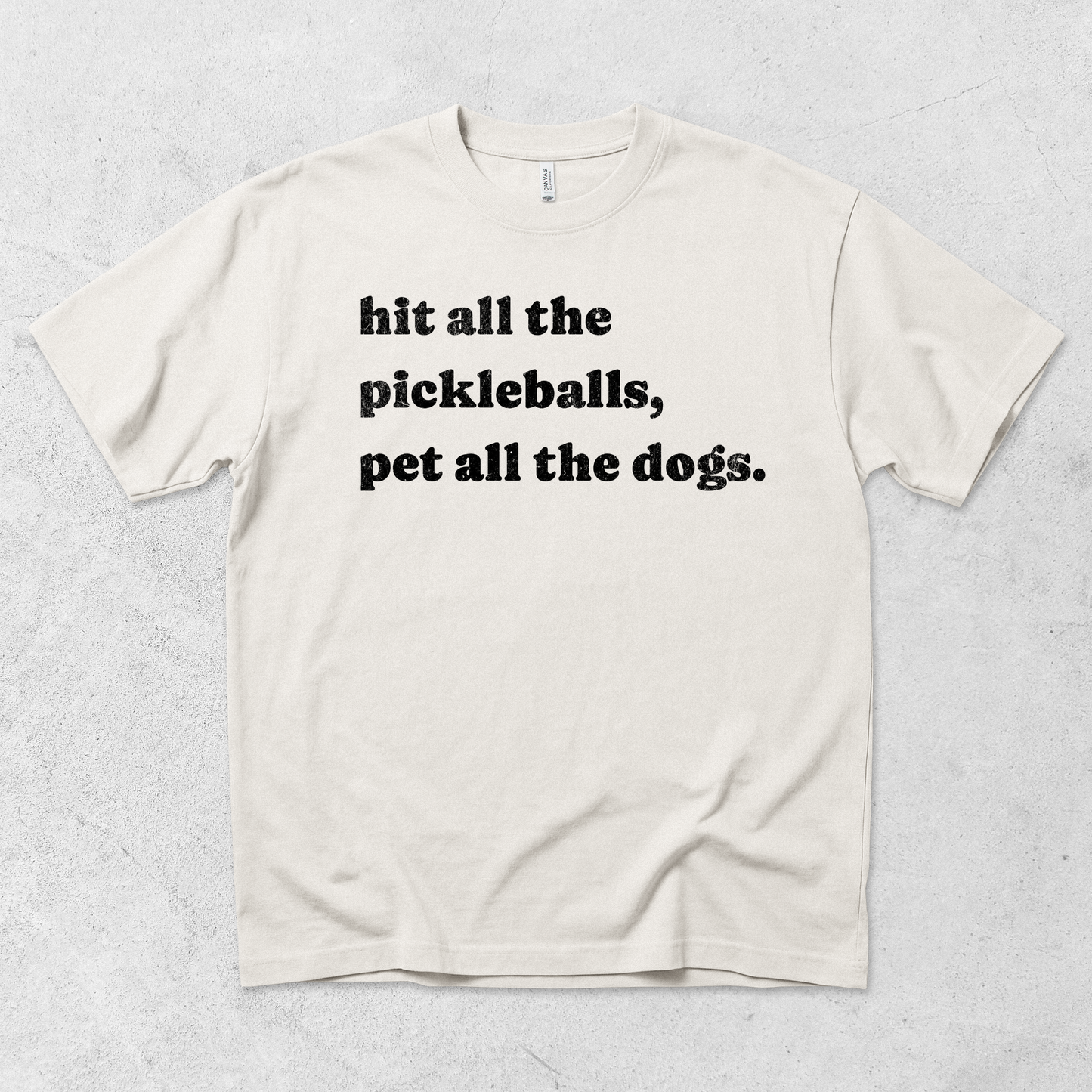 Pickleball and Dogs T Shirt