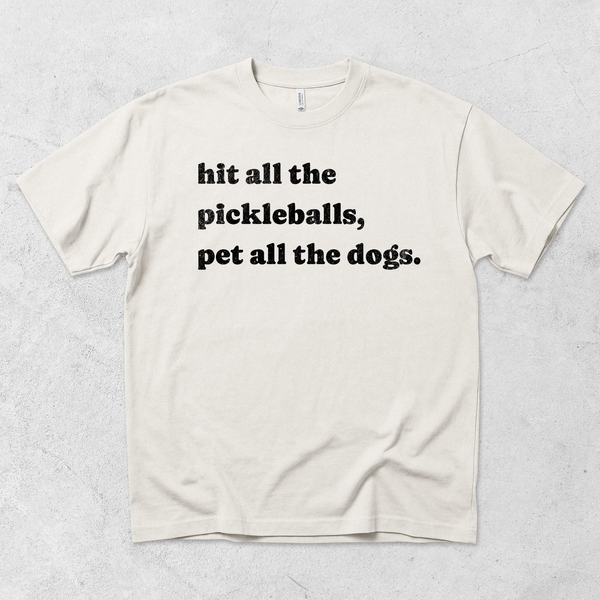Pickleball and Dogs T Shirt