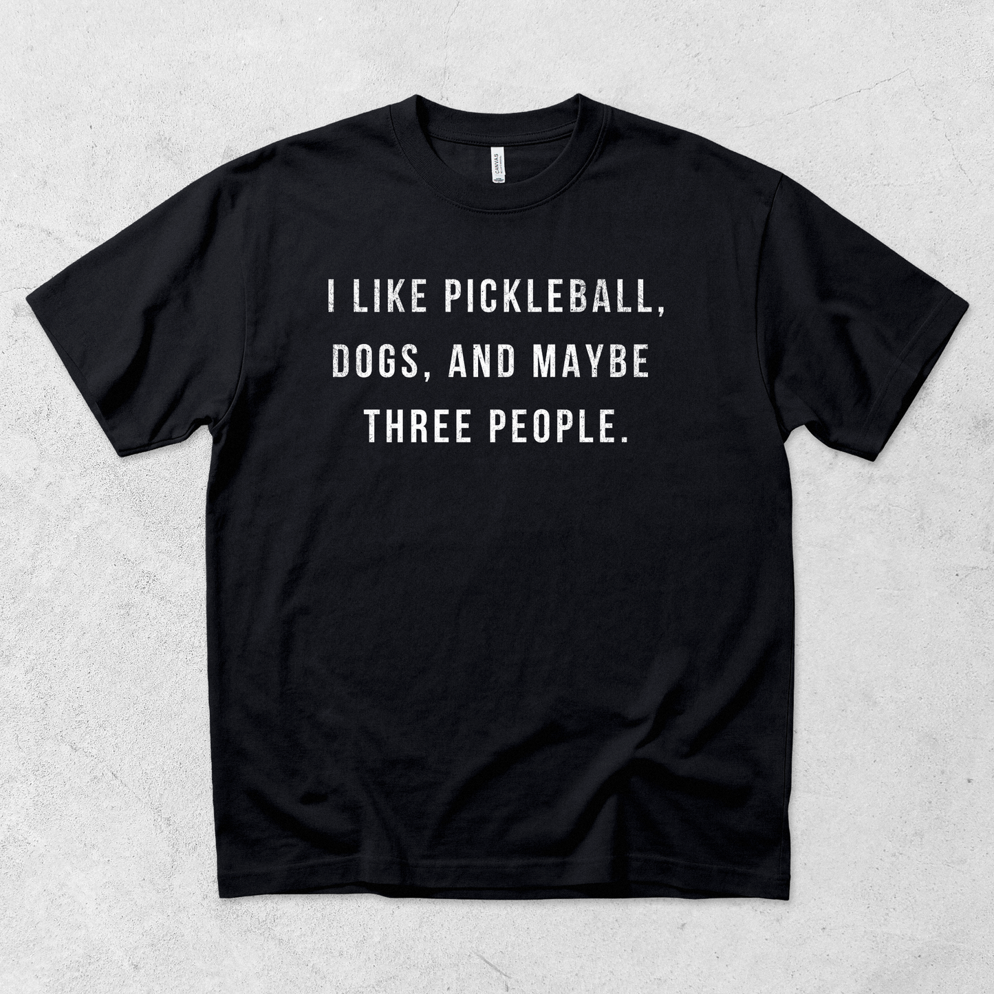 I Like Pickleball, Dogs, and Maybe Three People T Shirt