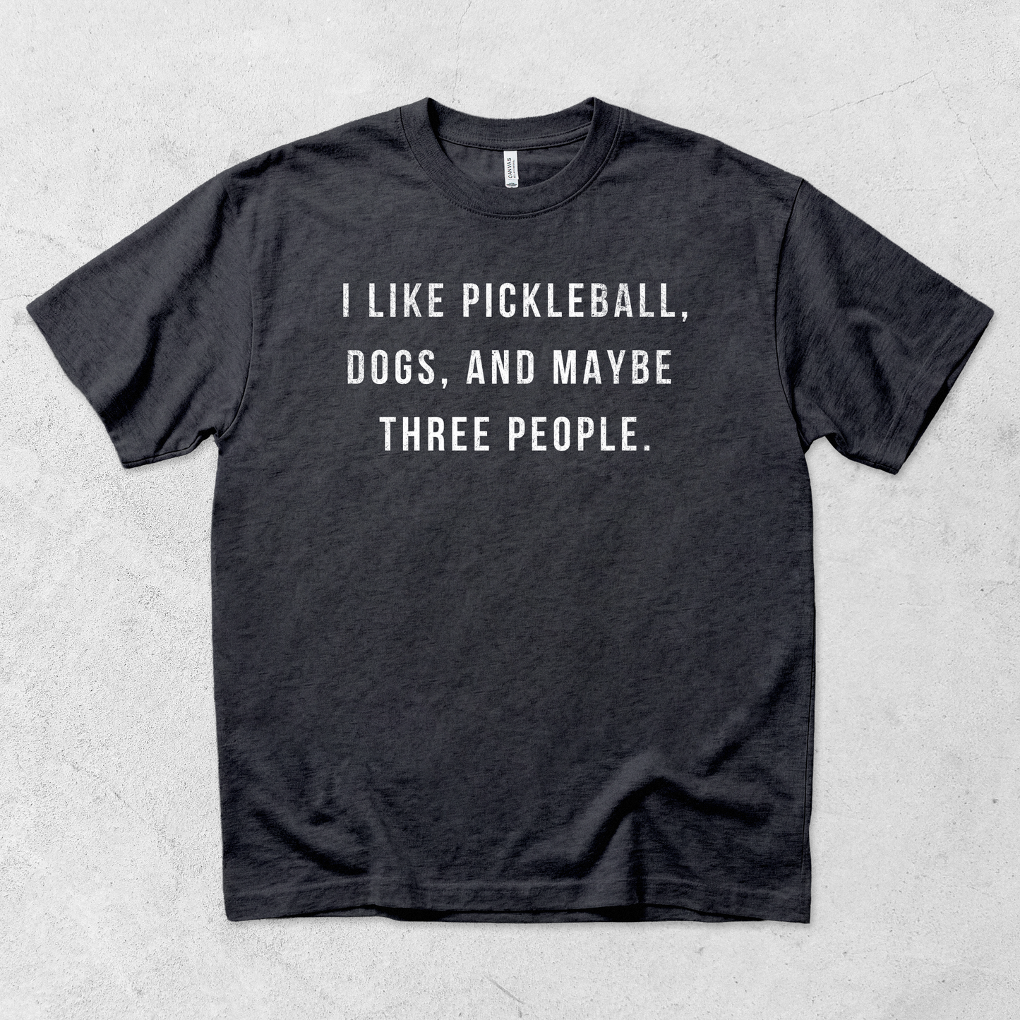 I Like Pickleball, Dogs, and Maybe Three People T Shirt