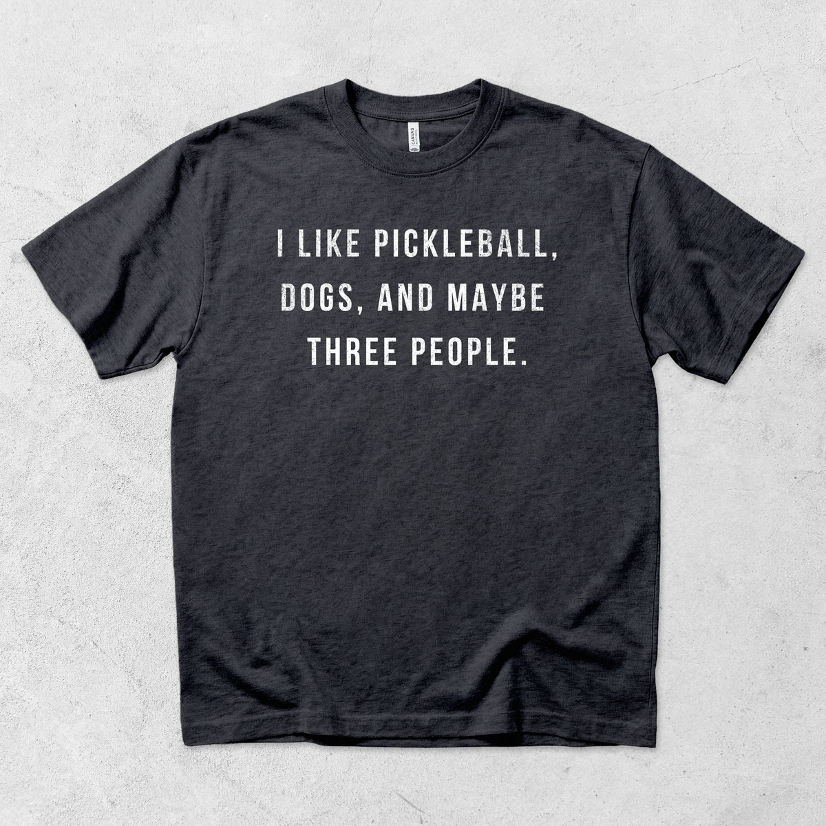I Like Pickleball, Dogs, and Maybe Three People T Shirt