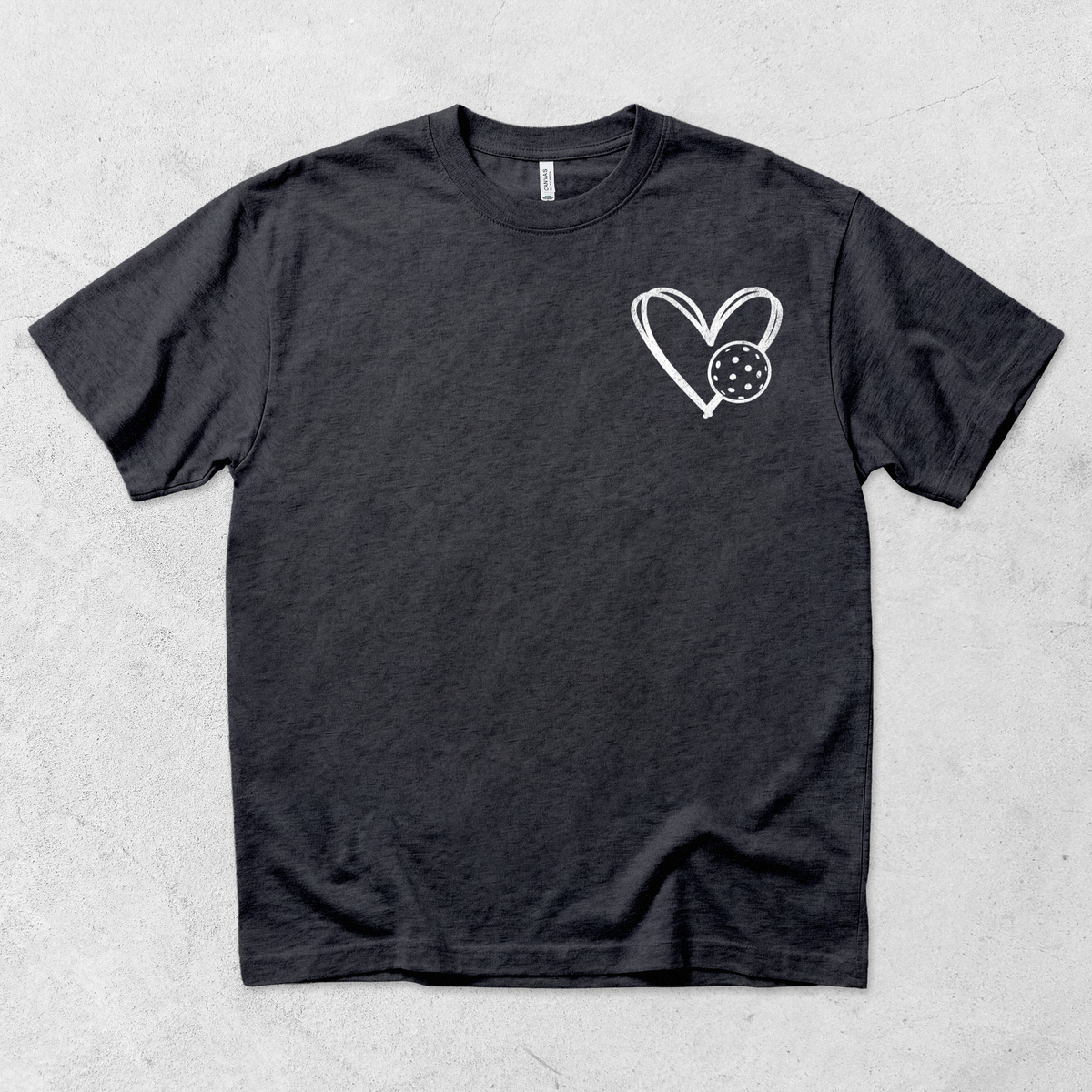 Heart Pickleball T Shirt