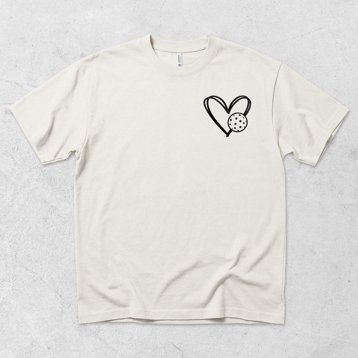 Heart Pickleball T Shirt