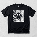 Smiley Face Pickleball T Shirt