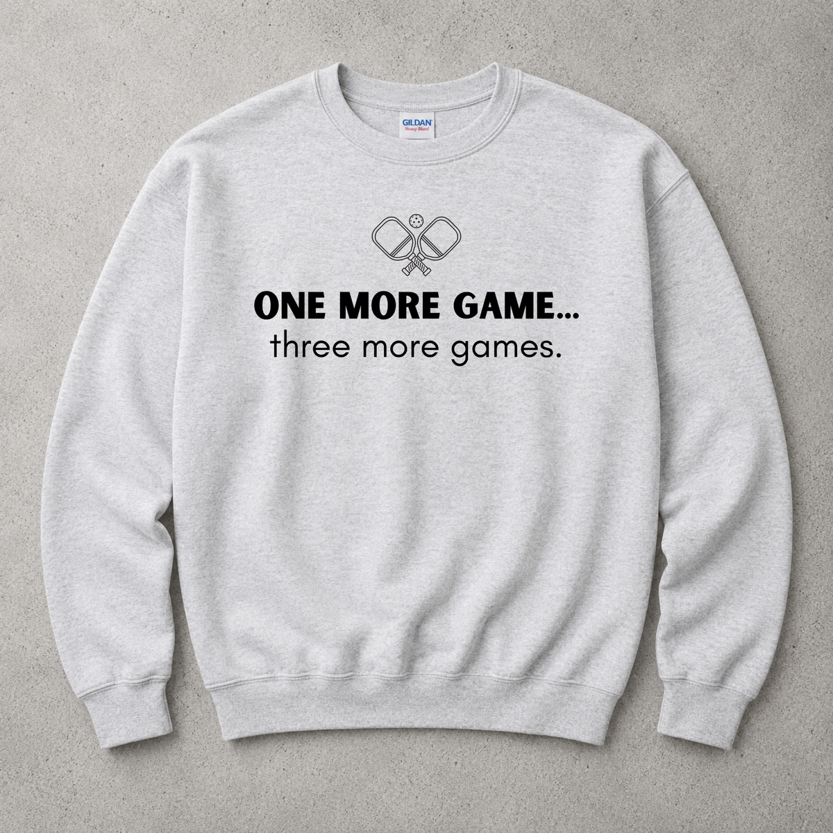 One More Game Pickleball Sweatshirt
