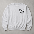 Heart and Pickleball Sweatshirt