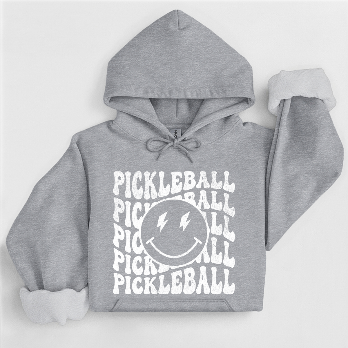 Smiley Face Pickleball Hoodie