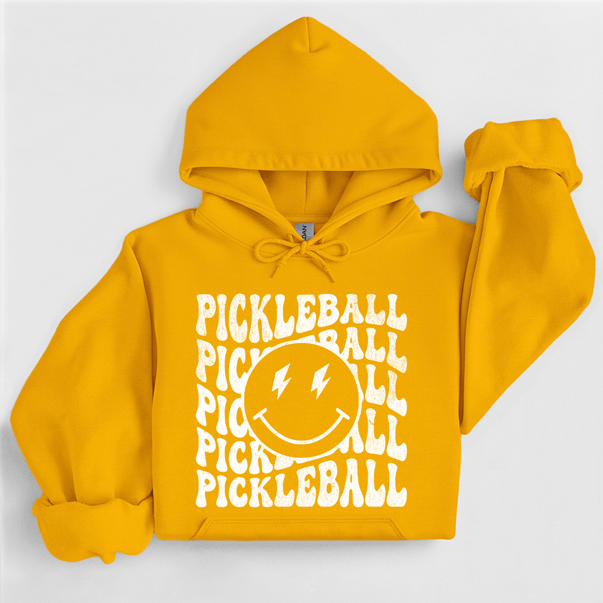 Smiley Face Pickleball Hoodie