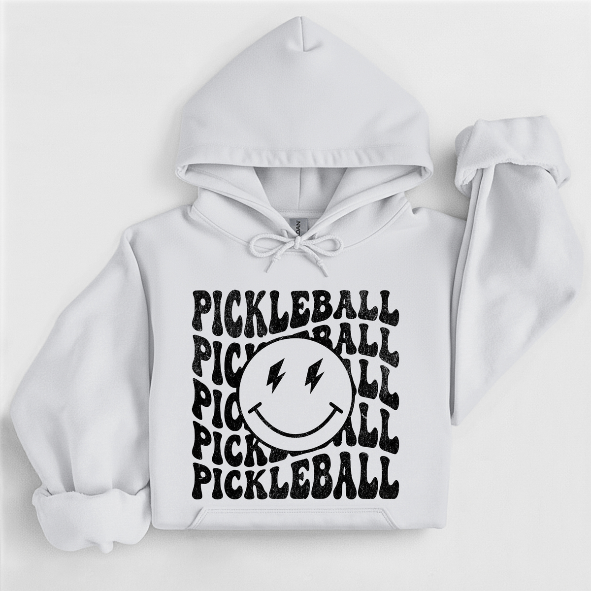 Smiley Face Pickleball Hoodie