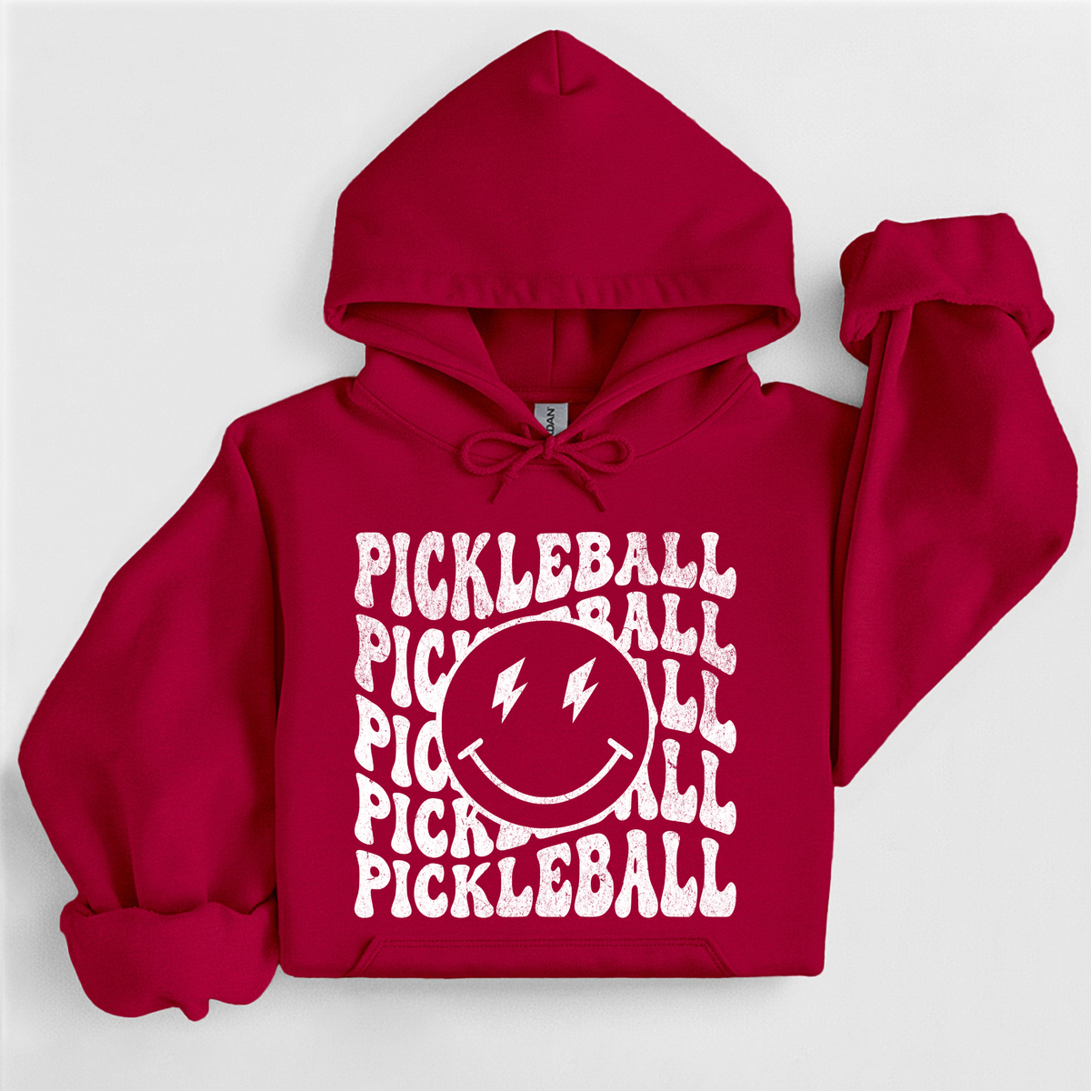 Smiley Face Pickleball Hoodie