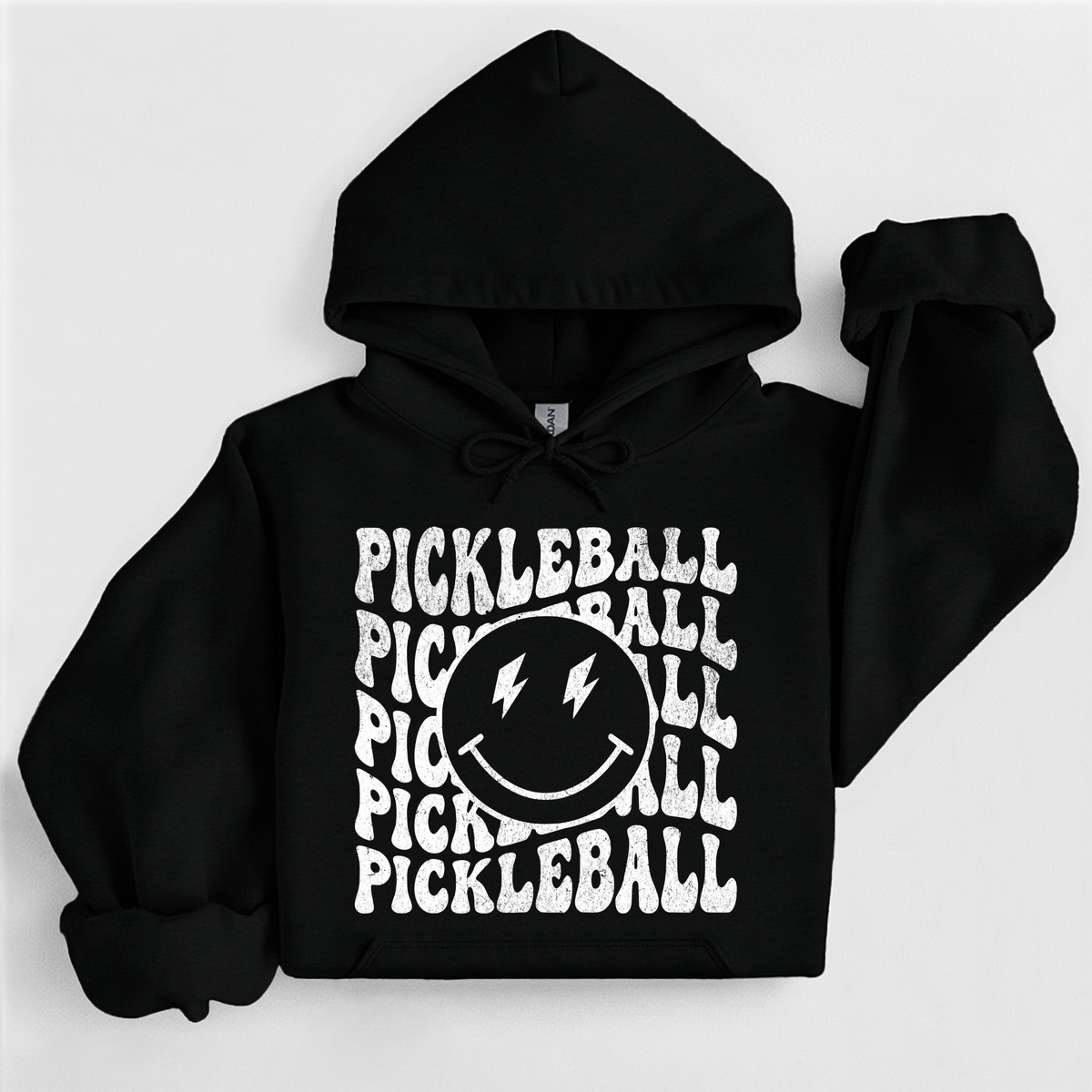 Smiley Face Pickleball Hoodie
